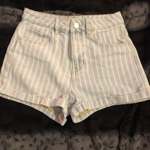 Pacsun striped mom shorts